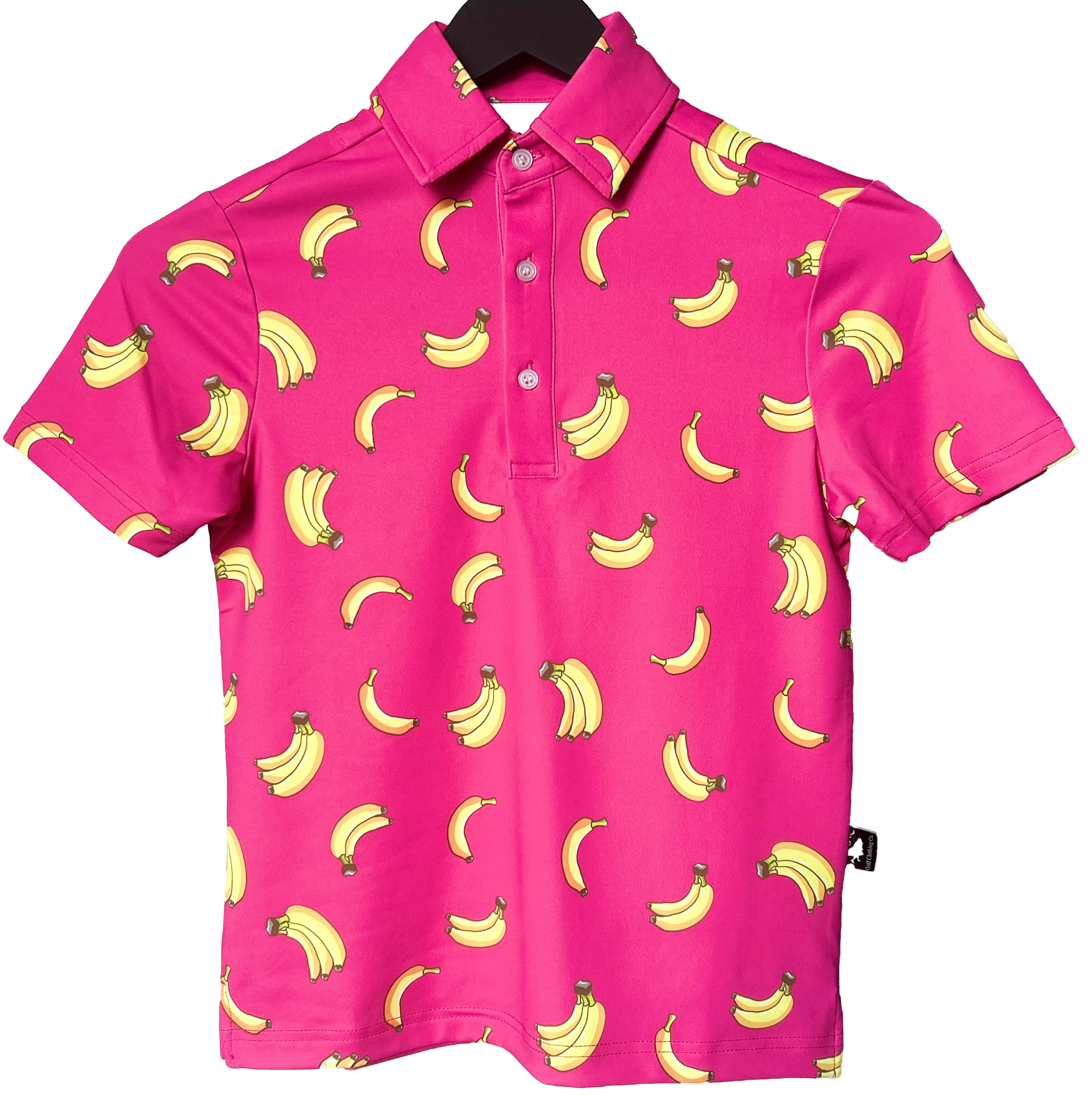 Gone Bananas Youth/Teen Polo - Pink Glo